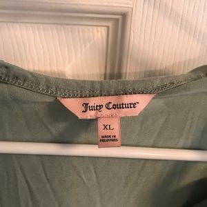 Juicy Couture Tops - Juicy Couture Green Beaded Cut Out Detail T- Shirt Juicy Couture Tops - Juicy Couture Green Beaded Cut Out Detail T- Shirt